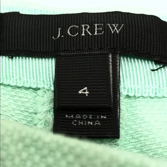 J. Crew City Fit Shorts in Mint Green Size 4 - Picture 4 of 5